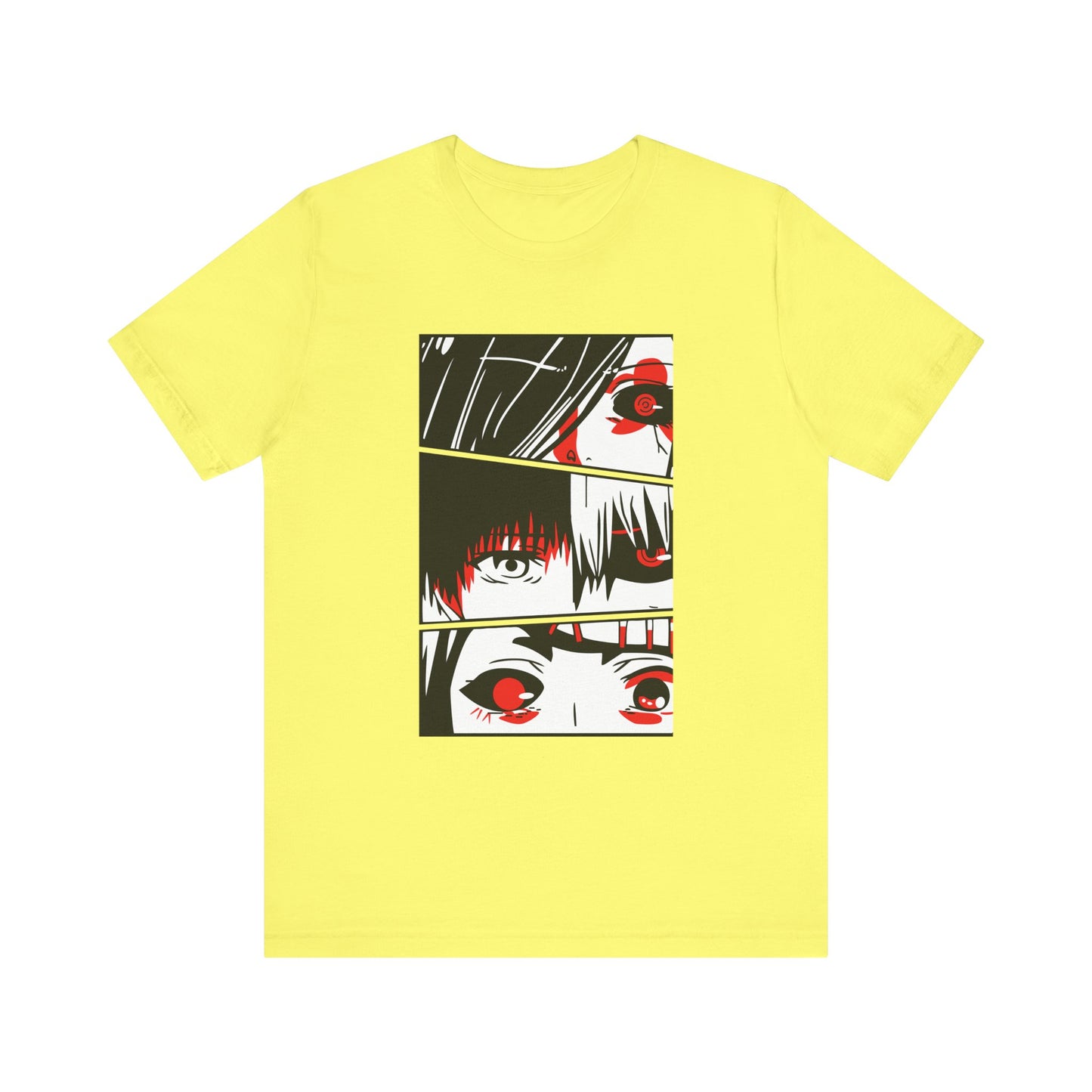 Eye-Catching Unisex Anime Tee - Stylish Graphic Design for Tokyo Ghoul Fans - CreativeRino