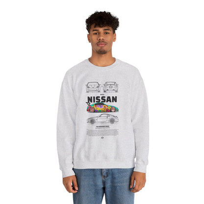 Vintage Nissan 350Z Graphic Unisex Heavy Blend™ Crewneck Sweatshirt - CreativeRino