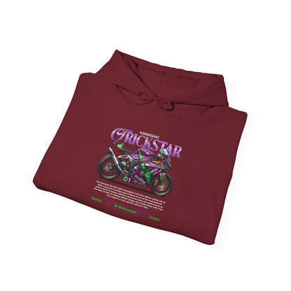 Kawasaki ZX10R Unisex Heavy Blend™ Hooded Sweatshirt - Trickstar Motorcycle Design - CreativeRino
