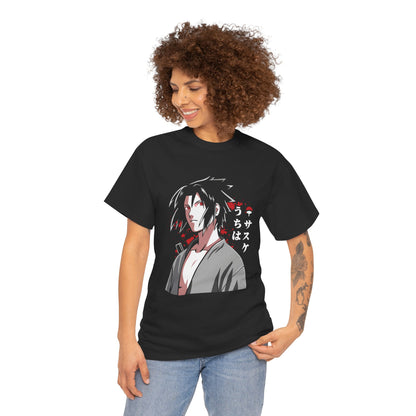 Naruto Inspired Unisex Heavy Cotton Tee - Anime T-shirt Design - CreativeRino