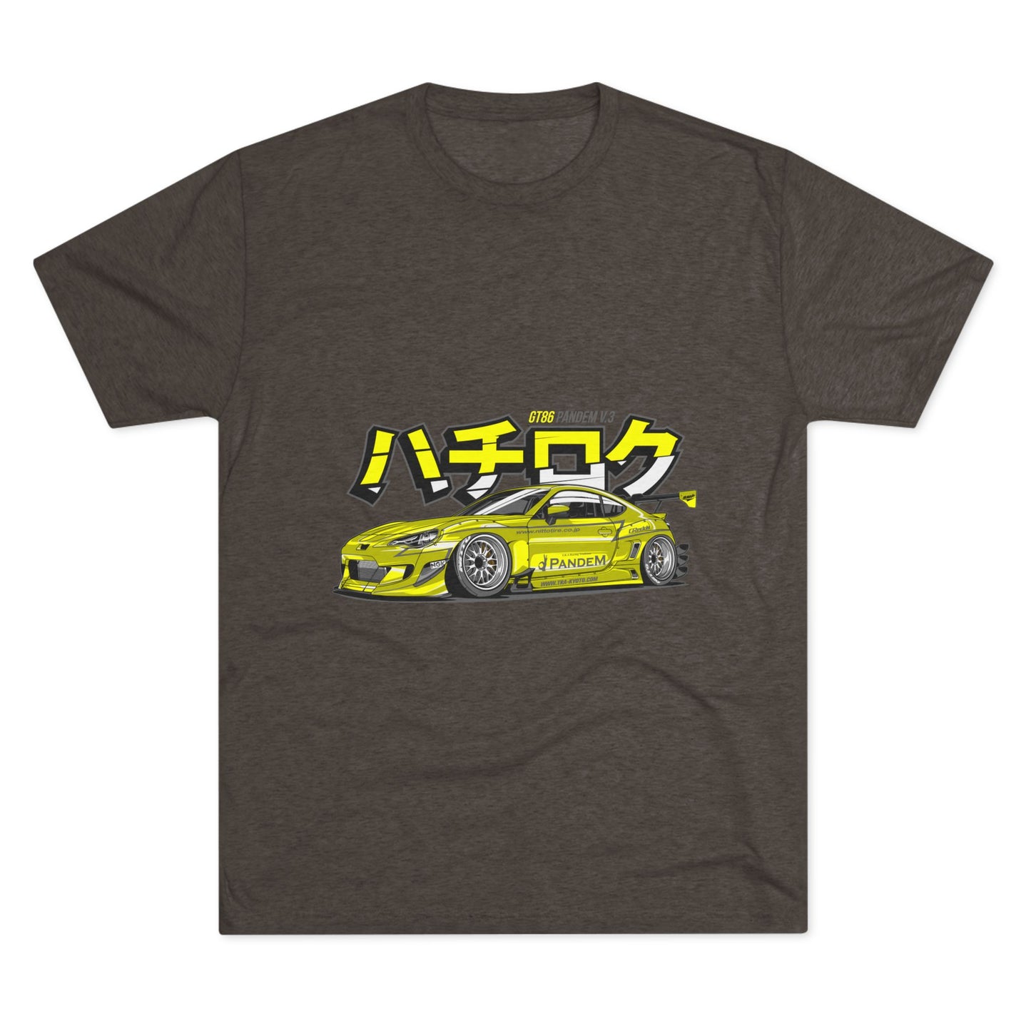 Racing Vibes Unisex Tri-Blend Crew Tee - Japanese Car Graphic T-shirt - CreativeRino