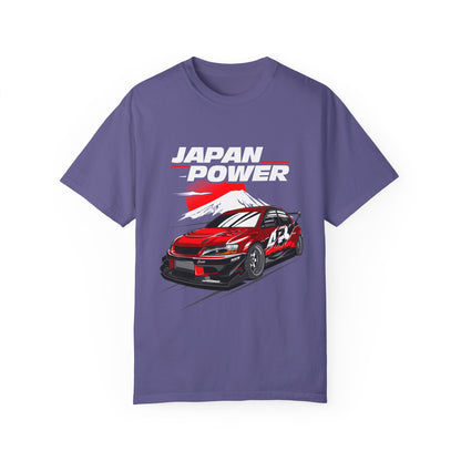 Japan Power Unisex T-Shirt - Vintage Car Design for Automotive Enthusiasts - CreativeRino