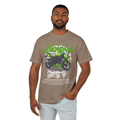 Kawasaki Ninja Graphic Tee - Unisex Heavyweight Cotton T-Shirt - CreativeRino