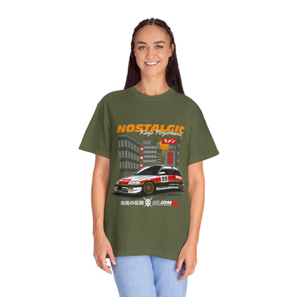 Nostalgic JDM Racer T-shirt - Unisex Garment-Dyed Tee - CreativeRino