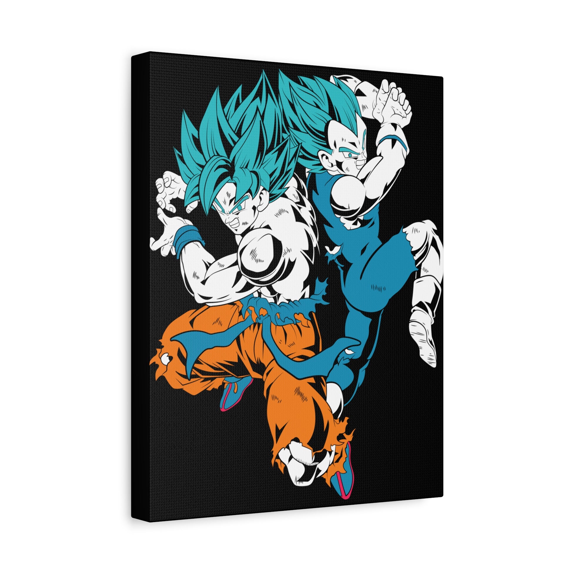 Dragon Ball Z Matte Canvas Art - Super Saiyan Action Wall Decor - CreativeRino