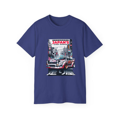 Japan's Street Warrior Unisex Ultra Cotton Tee - Vintage Car Graphic T-Shirt - CreativeRino