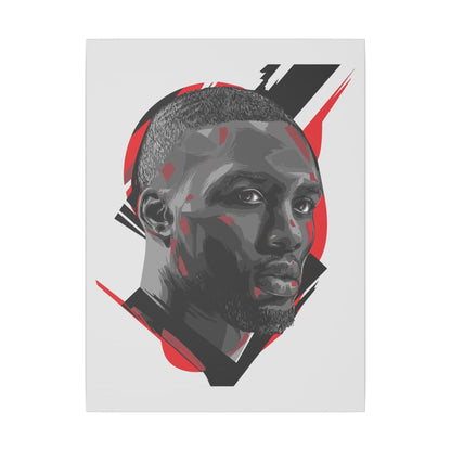 Damian Lillard Modern Abstract Wall Art Print - Matte Canvas Portrait Decor for Home & Office - CreativeRino