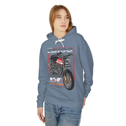 Honda CB100 Motorcycle Graphic Hoodie - Japan Engine Design - CreativeRino