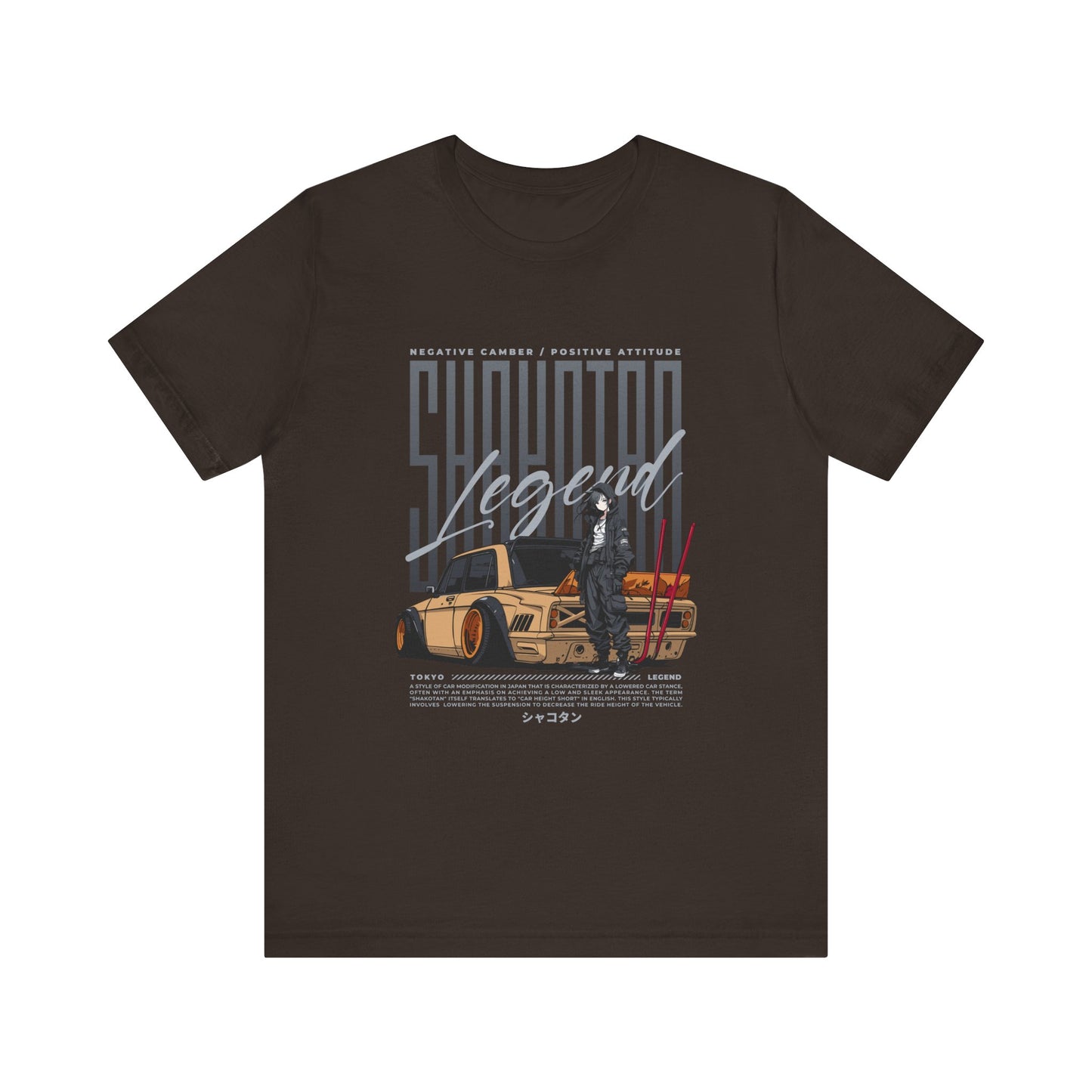 Vintage Graphic Car Tee - Negative Energy, Positive Attitude Car T-shirt - CreativeRino