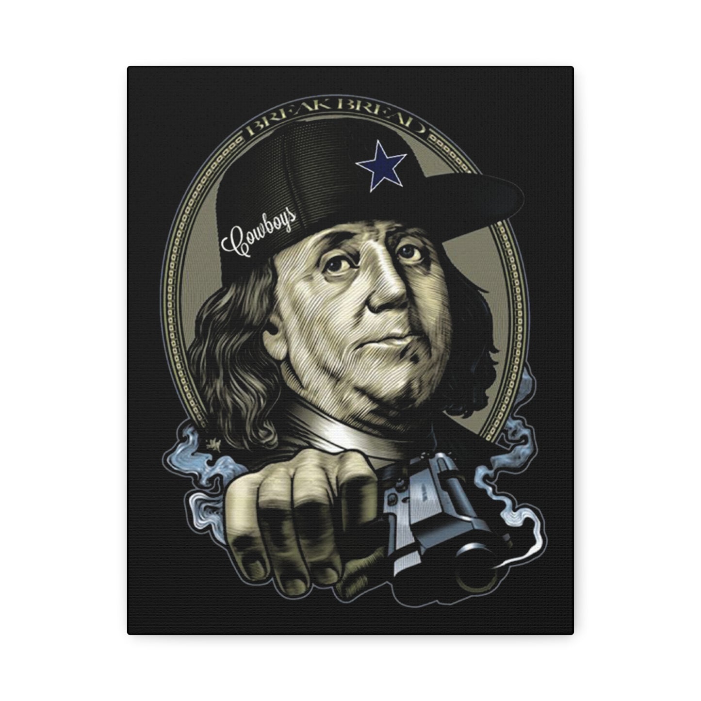 Benjamin Franklin Canvas Wall Art Matt Canvas Home Decor - CreativeRino