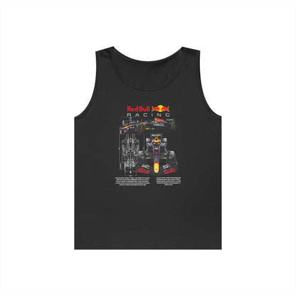 Formula F1 Unisex Heavy Cotton Tank Top - CreativeRino