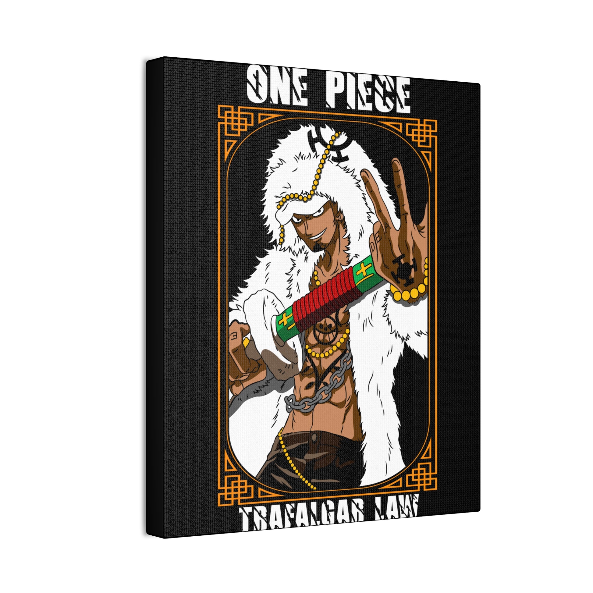 One Piece Trafalgar Law Canvas Art - Bold Character Wall Decor - CreativeRino