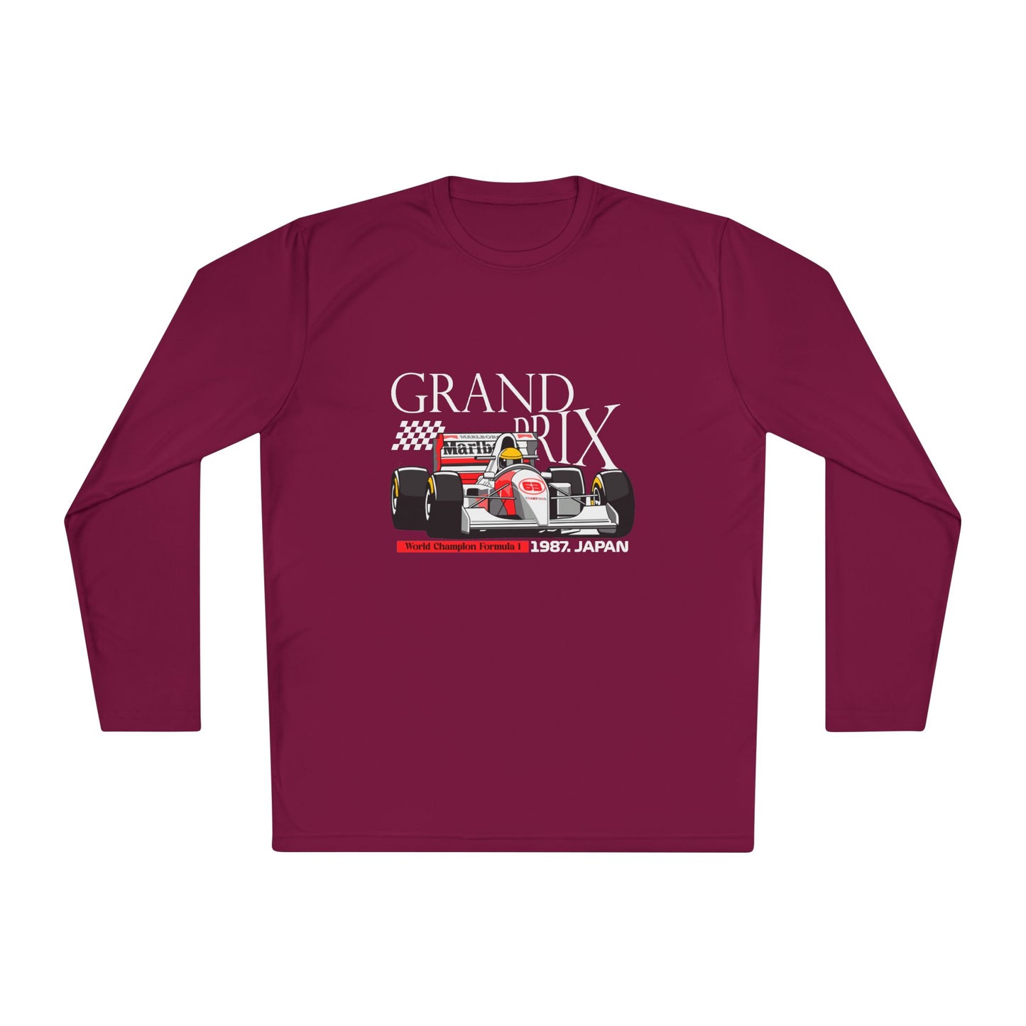 Grand Prix Japan Racing Unisex Lightweight Long Sleeve Tee - Perfect Gift for Motorsports Fans - CreativeRino