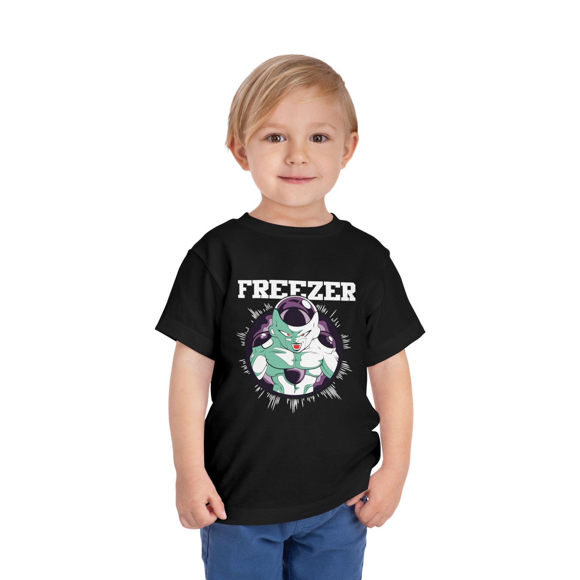 Anime Toddler Short Sleeve Tee - Dragon Ball Graphic for Kids - CreativeRino