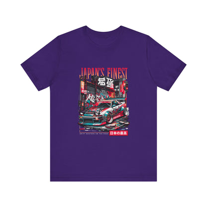 Japan's Finest Racer Unisex Tee - Streetwear Style Graphic T-shirt - CreativeRino