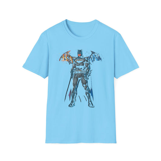 Vintage Batman Graphic Unisex Softstyle T-Shirt - CreativeRino