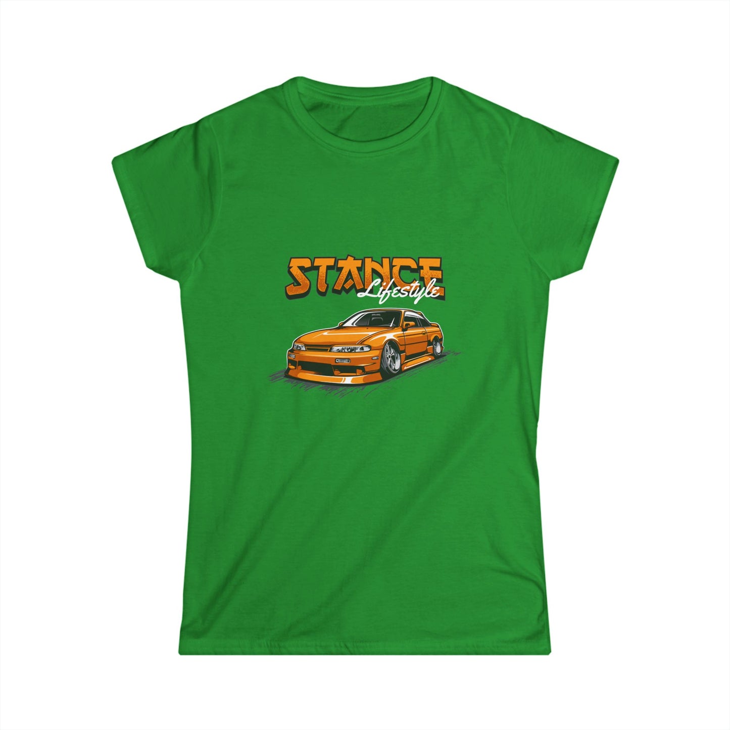 Stance Lifestyle Women's Softstyle Tee - Car Enthusiast T-shirt - CreativeRino