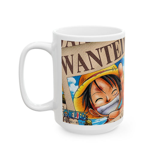 One Piece Mug - Fun Ceramic Coffee Cup for Anime Fans - CreativeRino
