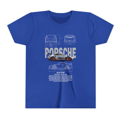 Porsche Engineering Youth  Tee - Classic Car T-shirt Design - CreativeRino