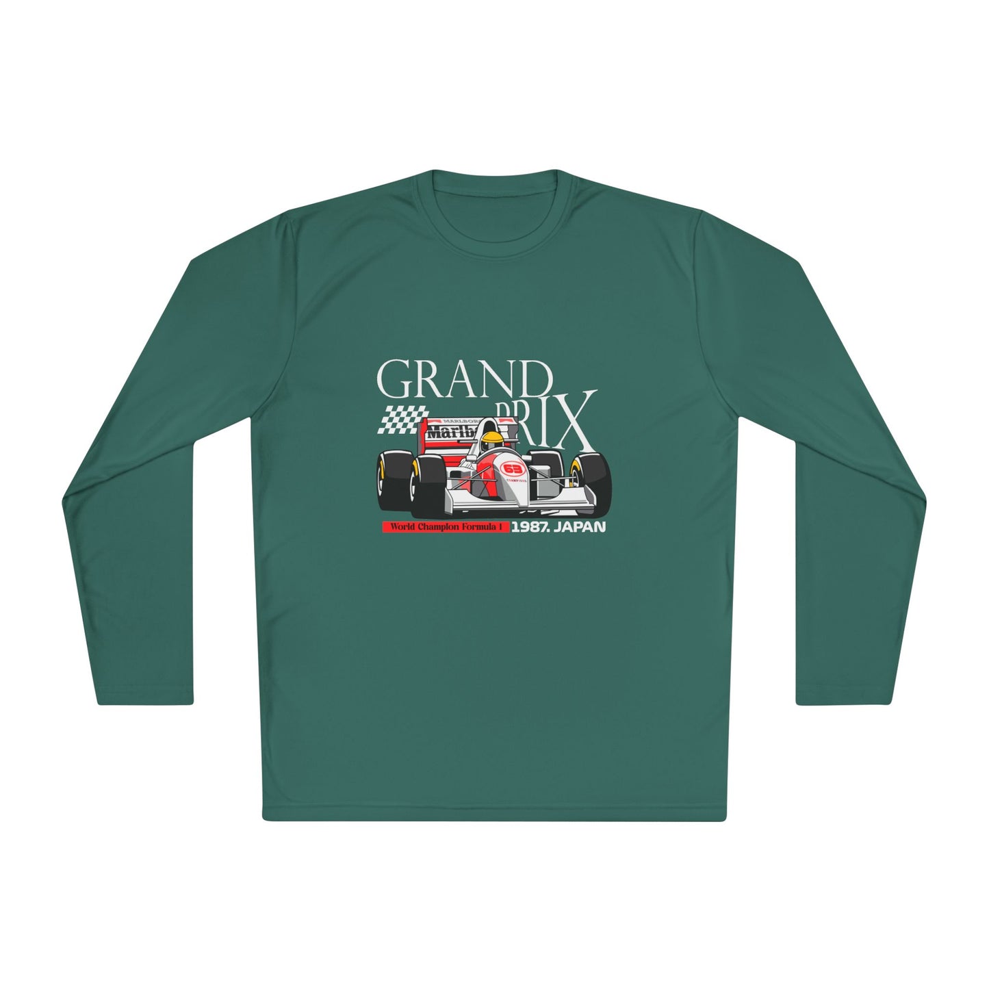 Grand Prix Japan Racing Unisex Lightweight Long Sleeve Tee - Perfect Gift for Motorsports Fans - CreativeRino