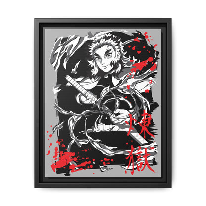 Demon Slayer Framed Anime Art Print - Matte Canvas Wall Decor - CreativeRino