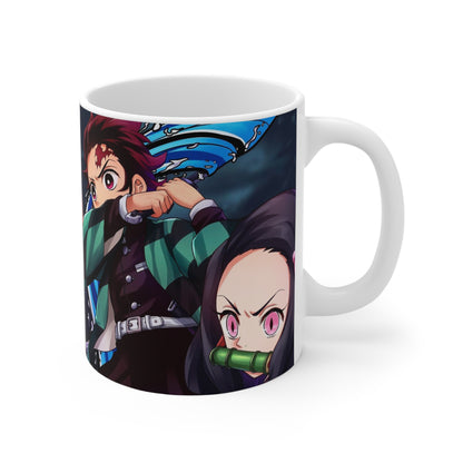 Demon Slayer 11oz Mug - Anime Coffee Cup for Fans - CreativeRino