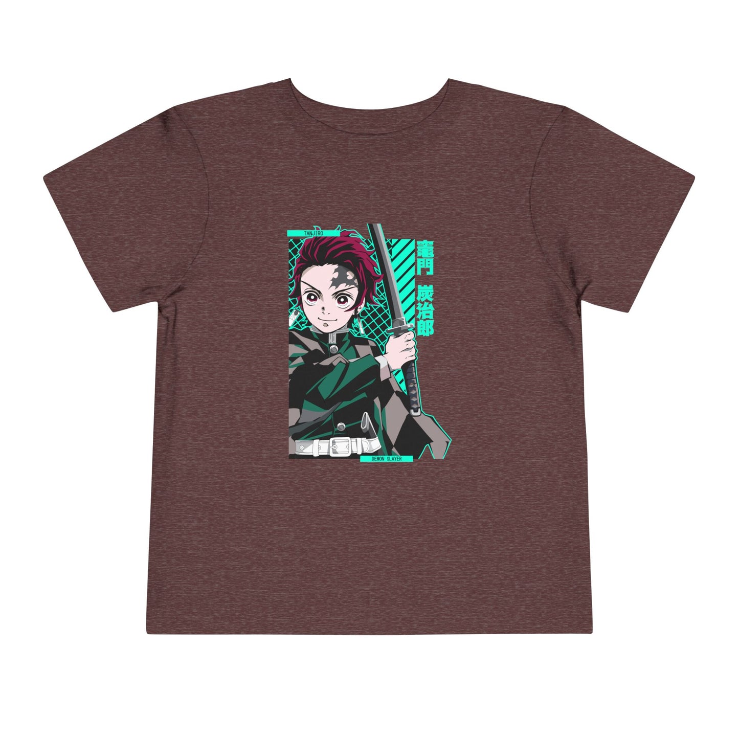 Demon Slayer Toddler Short Sleeve Tee - Anime Character Design for Young Fans - CreativeRino