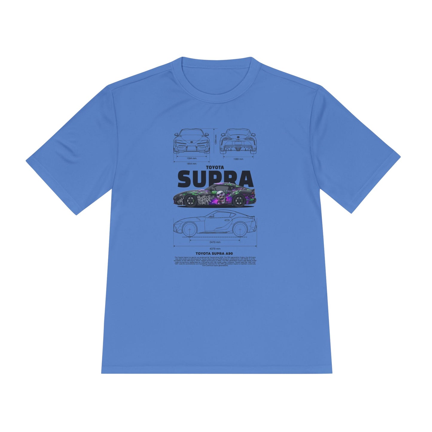 Toyota Supra Unisex Moisture Wicking Tee -  Perfect for Car Enthusiasts