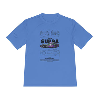 Toyota Supra Unisex Moisture Wicking Tee -  Perfect for Car Enthusiasts - CreativeRino