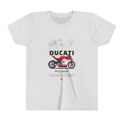 Ducati Panigale Youth Short Sleeve Tee - Perfect T-shirt for Young Moto Enthusiasts - CreativeRino