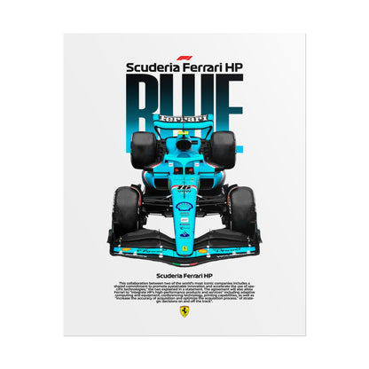 Scuderia Ferrari HP Poster - Vibrant Racing Decor for Formula 1 Fans - Perfect Gift for Motorsports Enthusiasts - CreativeRino