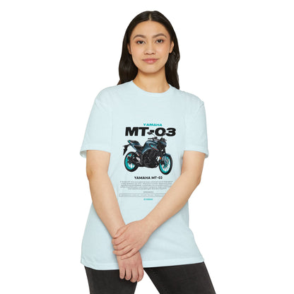 Yamaha MT-03 Unisex Jersey T-Shirt | Motorcycle Enthusiast Apparel - CreativeRino