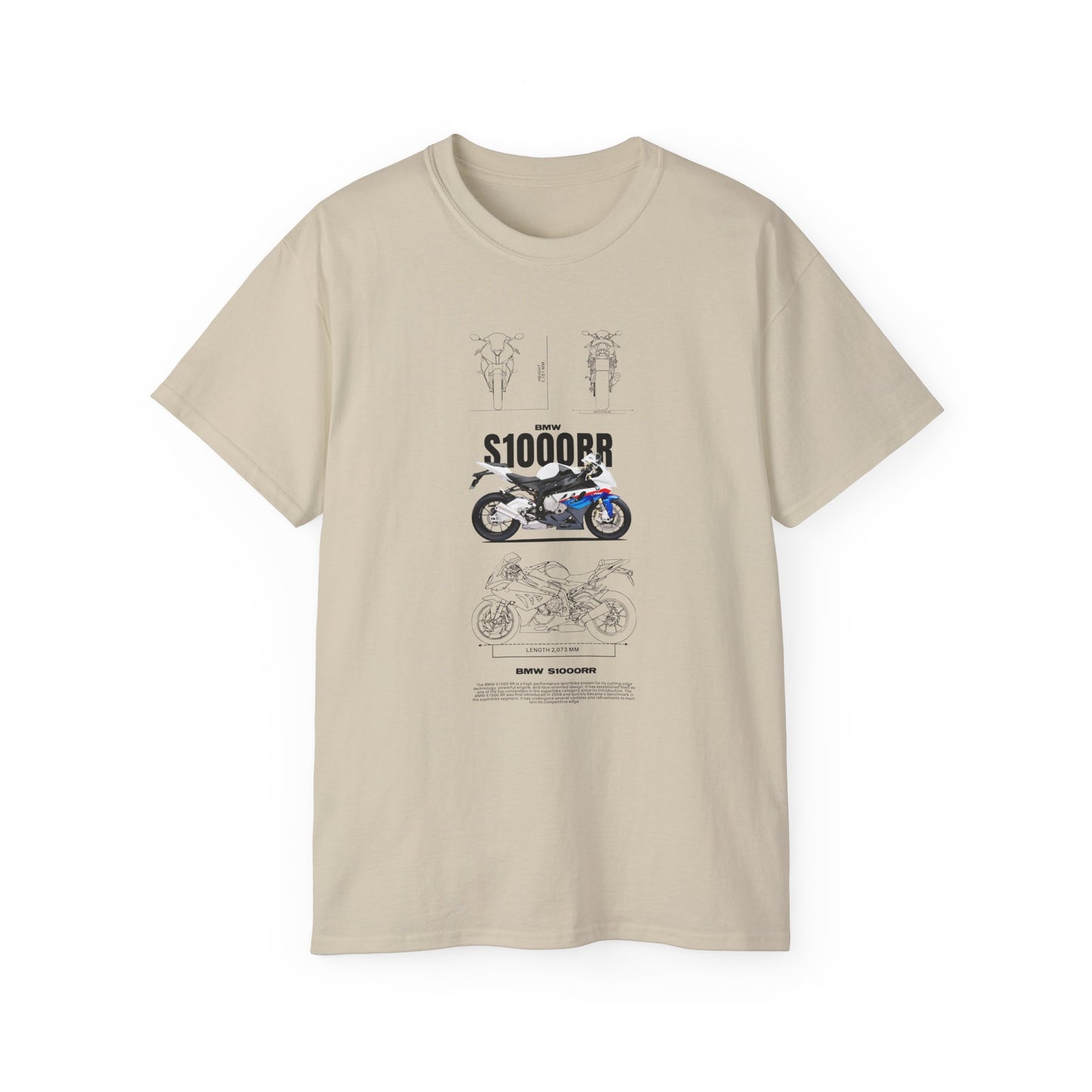 Motorcycle Enthusiast Graphic Tee - S1000RR Design for Riders T-shirt - CreativeRino