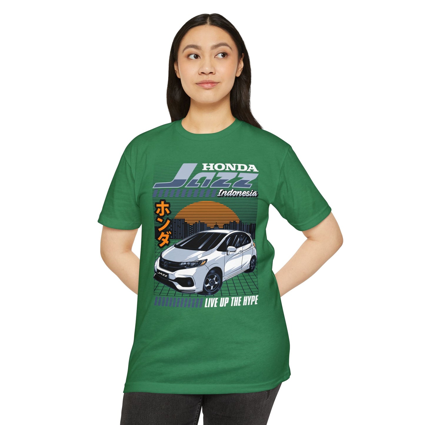Honda Jazz Graphic Tee - Live Up the Hype - CreativeRino