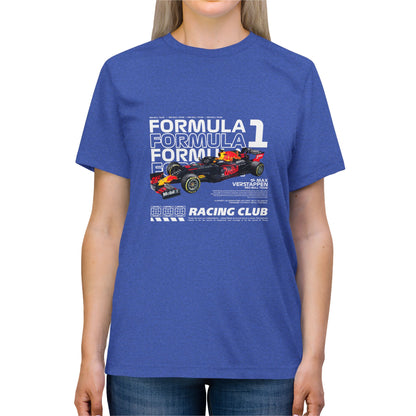 Formula 1 Max Verstappen Racing Club Unisex Triblend Tee - Motorsport Fan Apparel - CreativeRino