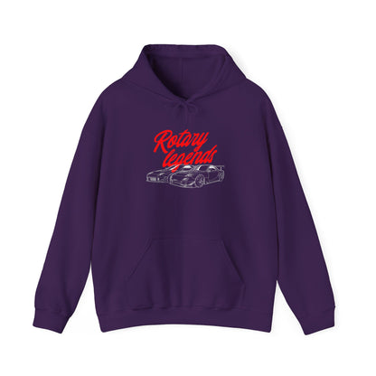 Rotary Legends Unisex Heavy Blend Hoodie - Perfect Hoodie for Car Enthusiasts - CreativeRino