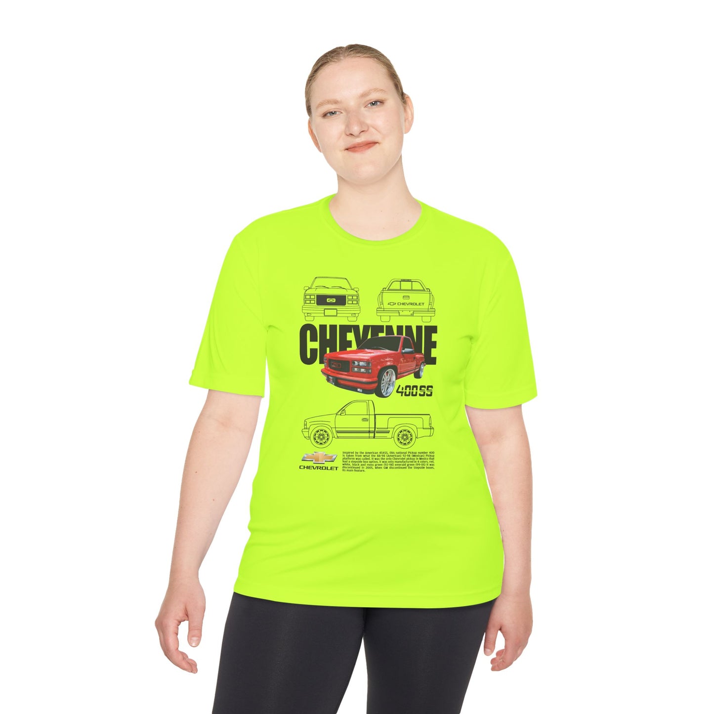 Classic Chevy Cheyenne Moisture Wicking Tee for Car Enthusiasts - CreativeRino