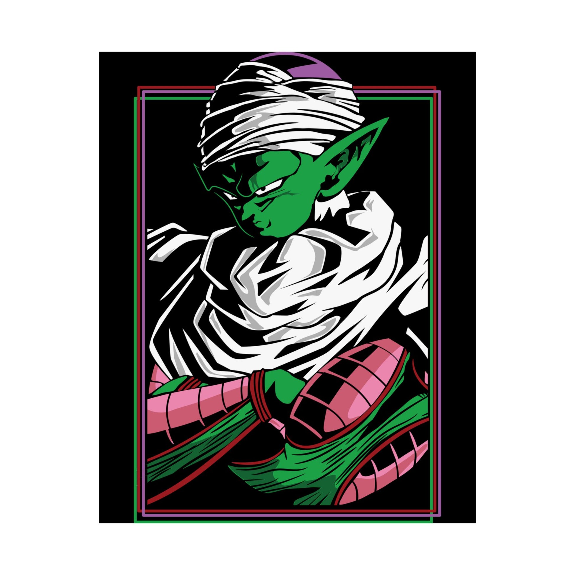 Dragon Ball Z Matte Vertical Poster - Framed Anime Art Print - CreativeRino