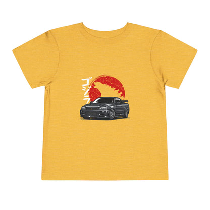 Cool Car Toddler Tee - Fun and Playful Short Sleeve T-Shirt - CreativeRino