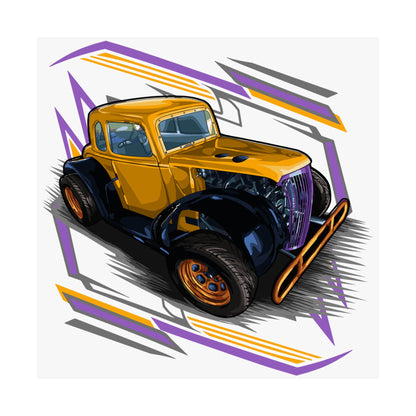 Vintage Car Matte Poster - Retro Automotive Wall Art for Car Enthusiasts - CreativeRino