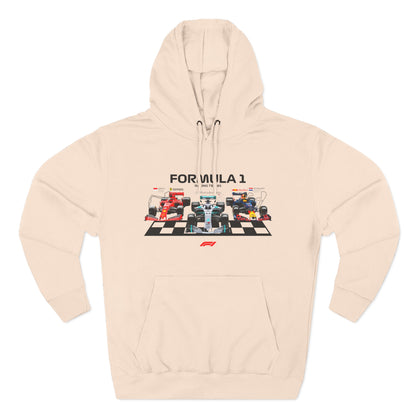 Formula 1 Racing Team Fleece Hoodie - Racing Style Sweatshirt for Fans - CreativeRino