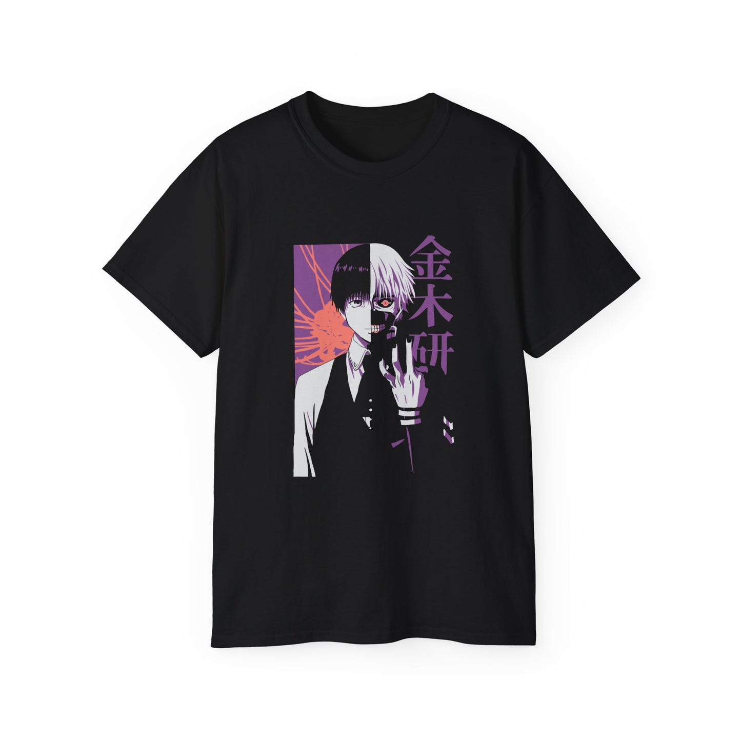 Anime-Inspired Unisex Ultra Cotton Tee – Tokyo Ghoul Design, Perfect T-shirt for Fans! - CreativeRino