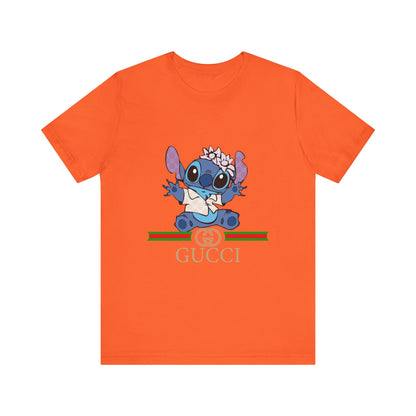 Stitch Gucci Unisex Jersey Short Sleeve Tee - CreativeRino