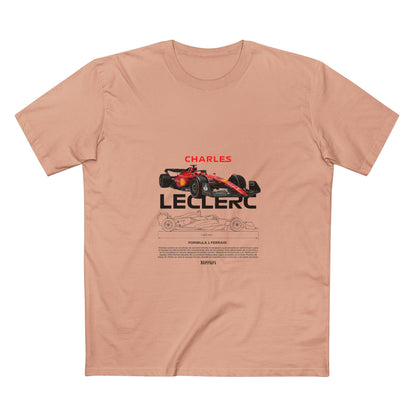 Formula 1 Charles Leclerc Adult Staple Tee - Perfect for Racing Fans - CreativeRino