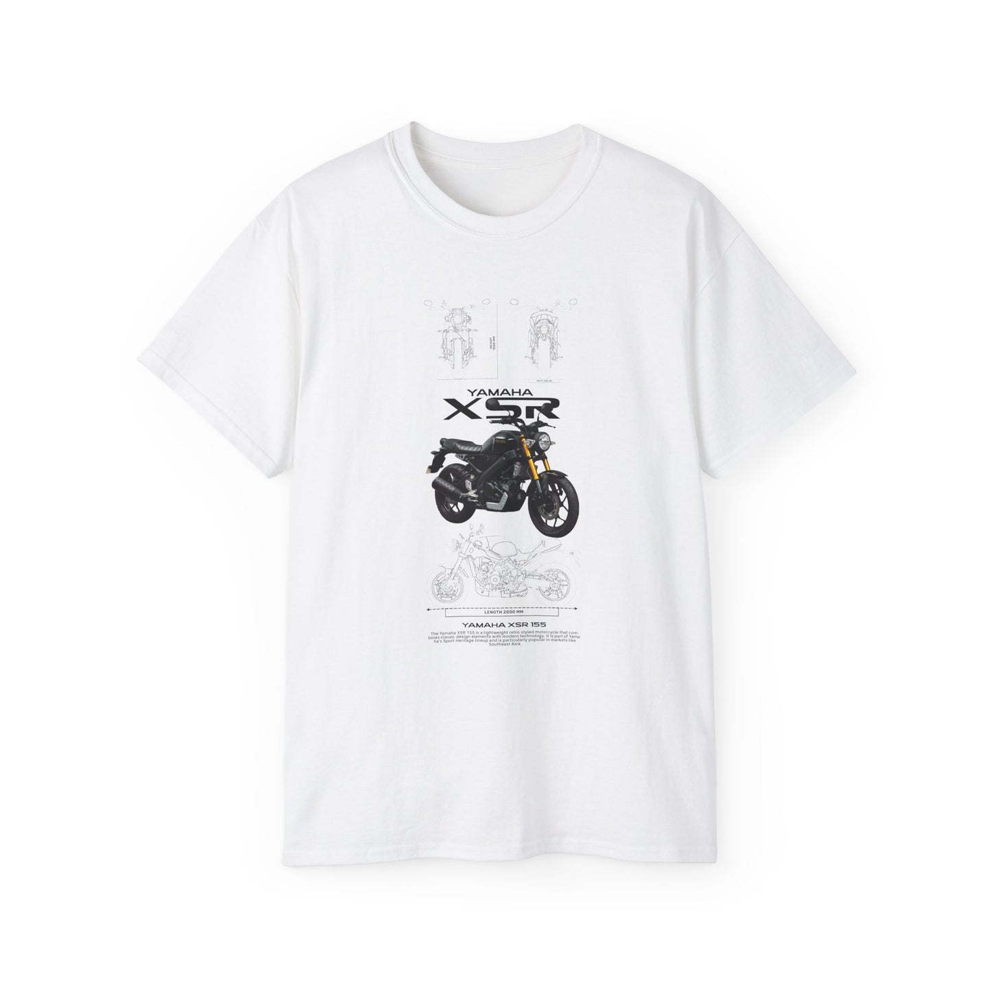 Yamaha XSR Motorcycle Tee - Unisex Ultra Cotton T-Shirt - CreativeRino