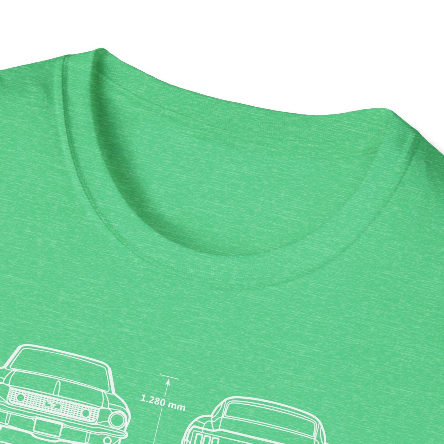 Ford Mustang Shelby GT350 Unisex Softstyle T-Shirt - Car Lovers Tee - CreativeRino