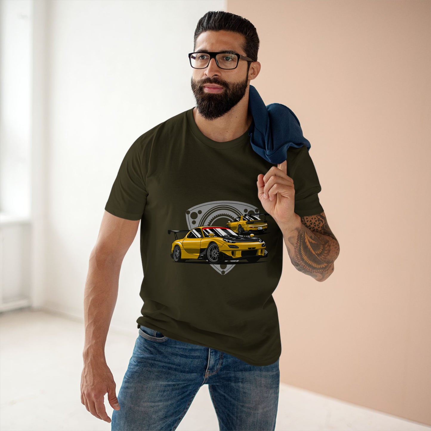 Racing Car Graphic Tee - Perfect T-shirt Gift for Car Enthusiasts - CreativeRino