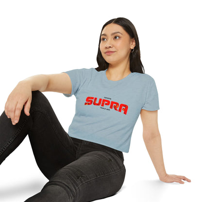 Toyota Supra Festival Crop Top - Stylish Summer Tee for Car Enthusiasts - CreativeRino
