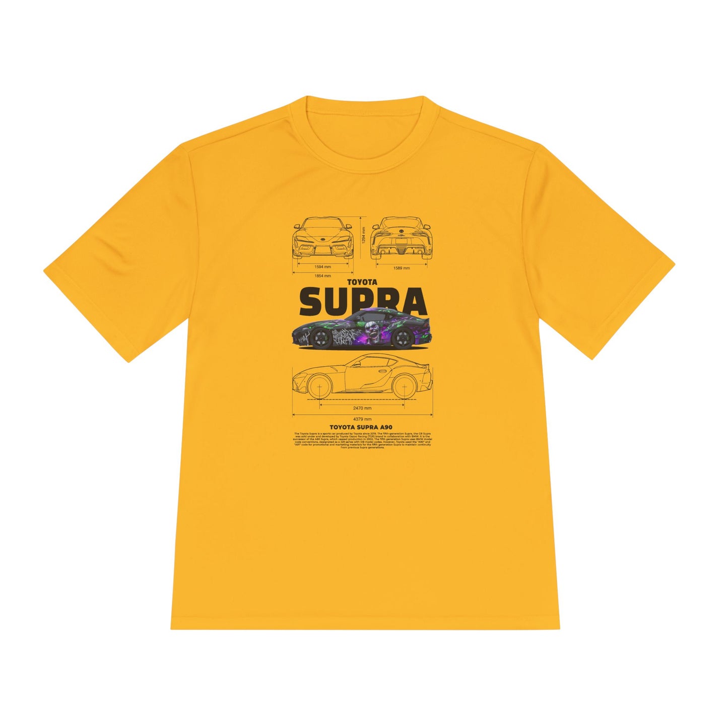 Toyota Supra Unisex Moisture Wicking Tee -  Perfect for Car Enthusiasts