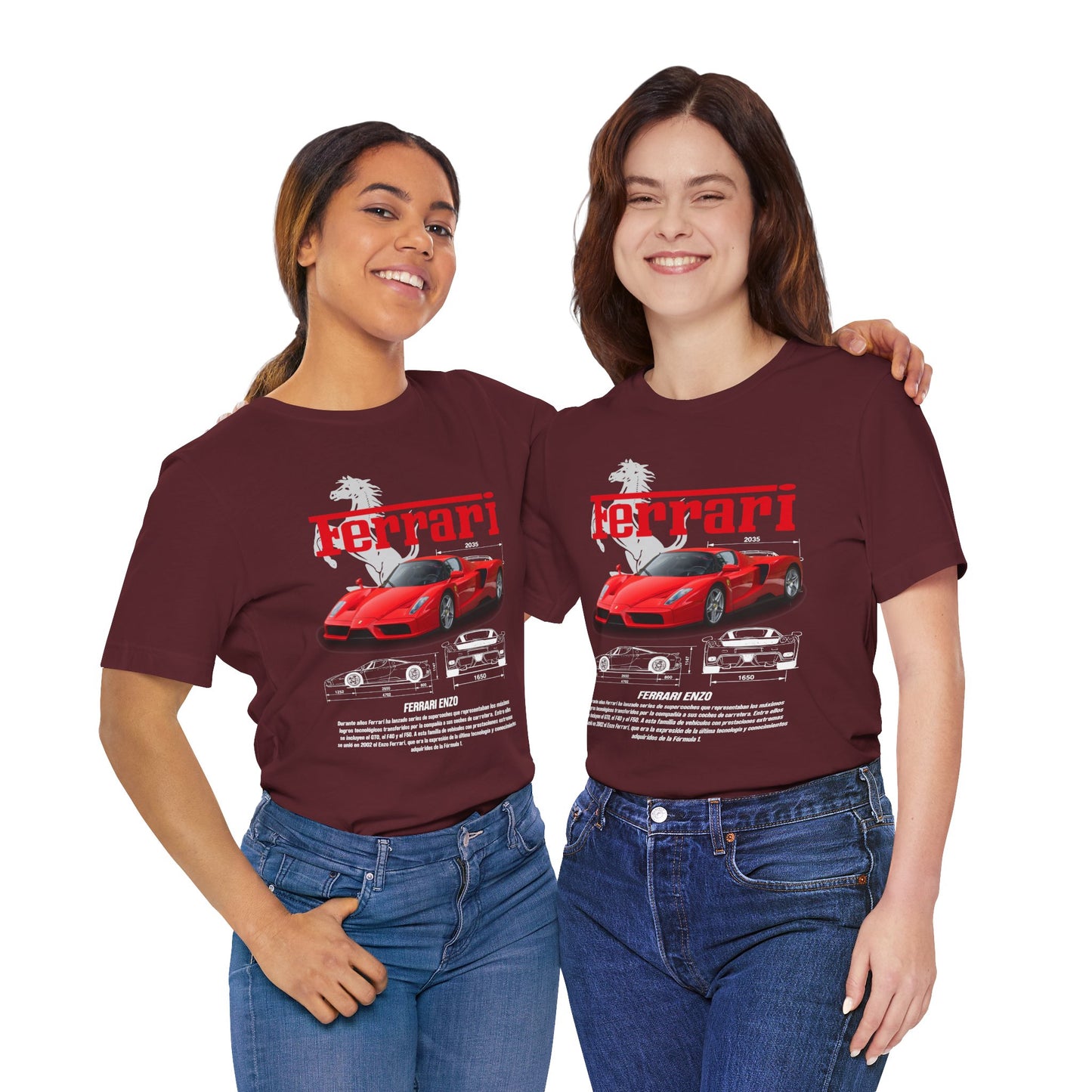 Ferrari Enzo Unisex Graphic Tee - Car Enthusiast T-shirt - CreativeRino